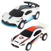 Slotcar 1 64 1/64 1:64er Maßstab Fahrzeug Elektrisch Hohe Geschwindigkeit Rennstrecke Polizei Rennwagen Zubehör Spielzeug Kinder Geschenke