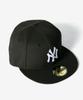 New Era 59FIFTY New York Yankees Black Size 7 Cap, & White, 1/8" [Used]