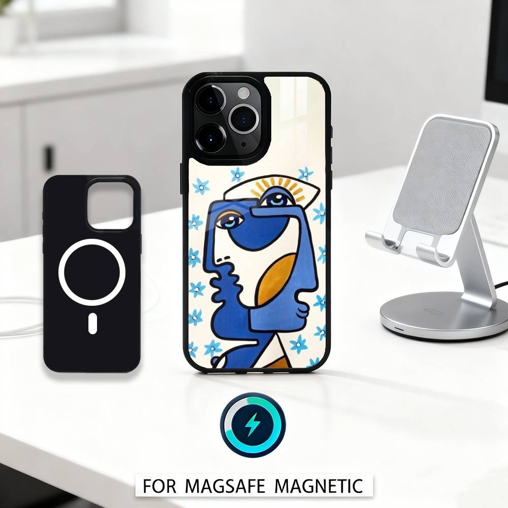 P-Picasso A-Abstract A-Art P-Painting Phone Case For iPhone 17,16,15,14,13,12,Pro,Max For Magsafe Magnetic Wireless Charging iPhone16