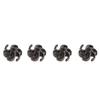 4Pcs Archery Bow String Stabilizer Rubber Recurve Compound Bow Bowstring Silencer Shock Dampener
