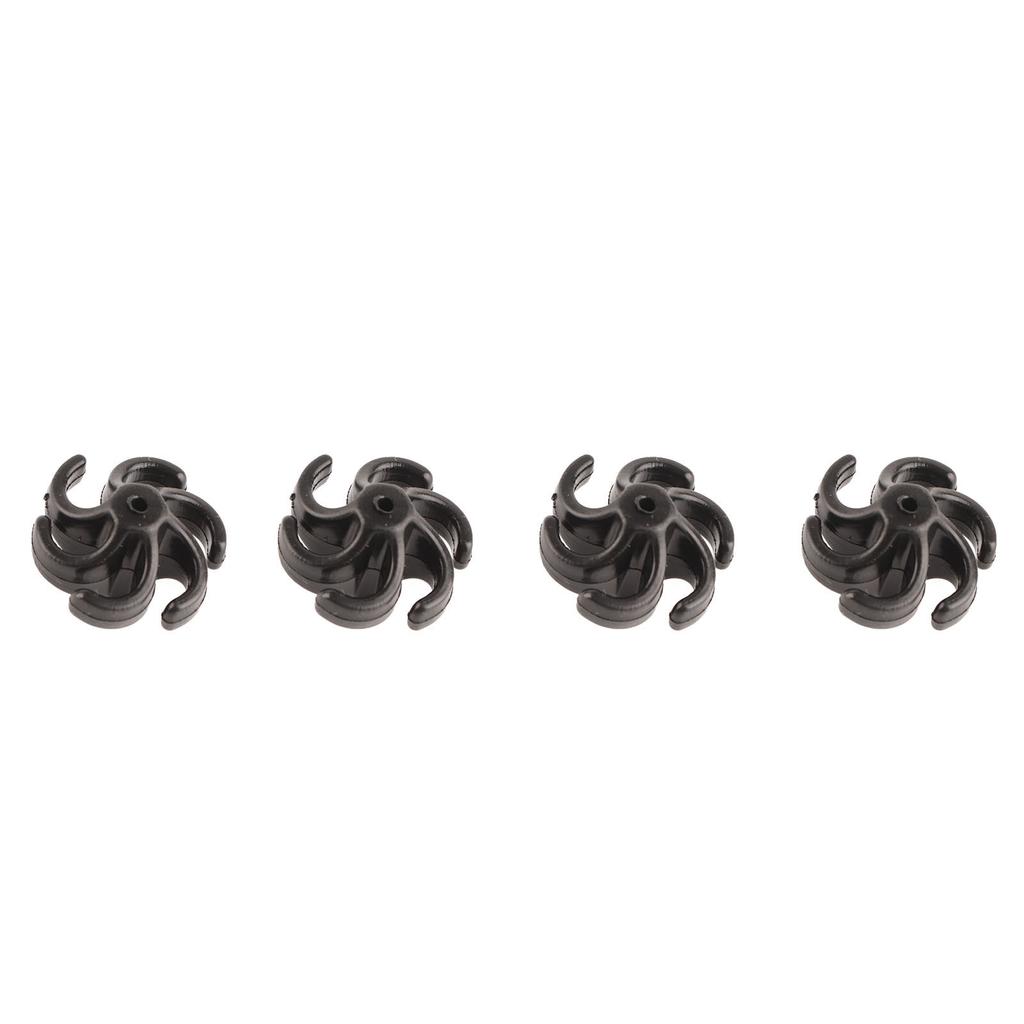 4Pcs Archery Bow String Stabilizer Rubber Recurve Compound Bow Bowstring Silencer Shock Dampener