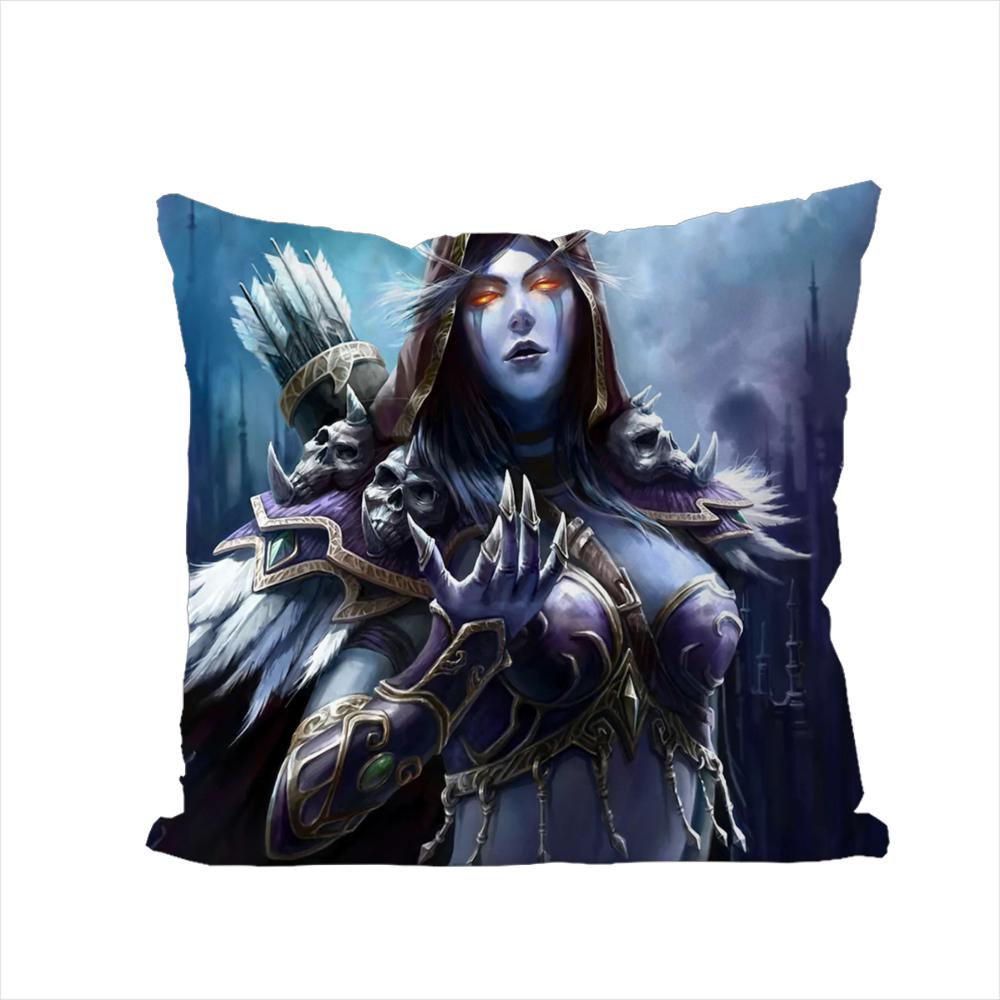WWorld Of WWarcraft WOW Pillow Case For Car Sofa Decorative Home Doublesided Print Plush Square Throw Pillow Cushion Cover