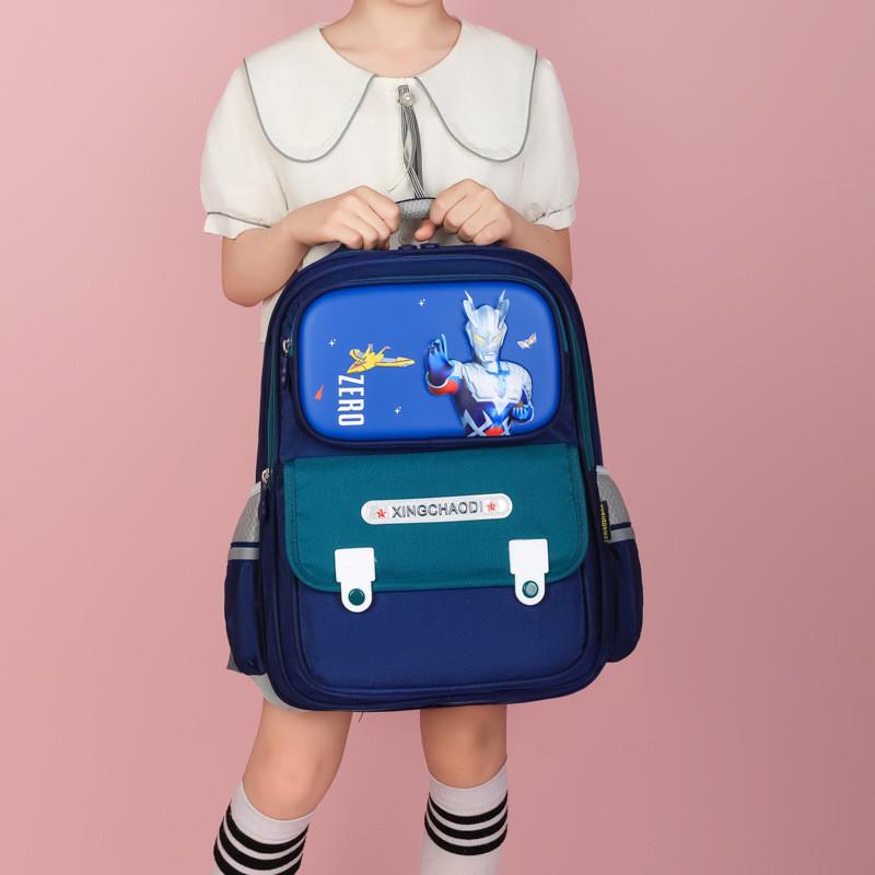 Adorable Patterned Cartoon School Bag For Kids Spine Protection And Large Capacity Suitable For Boys And Girls