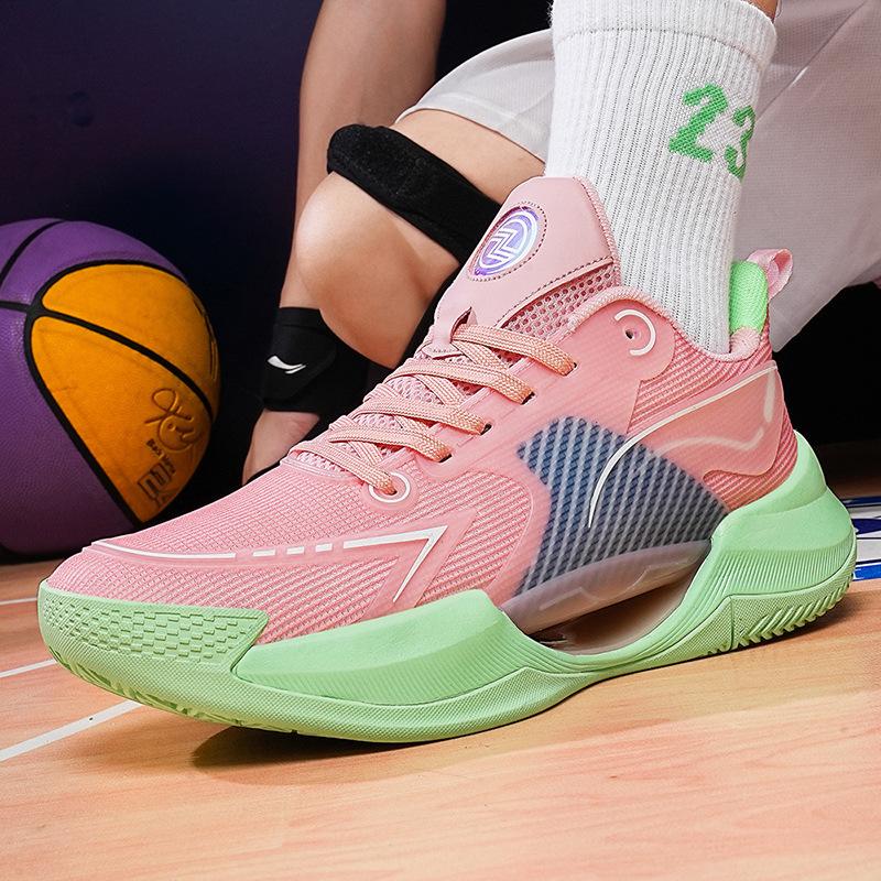 Basketball shoes, men's and women's children's youth sports shoes, high-top practical training shoes, one student sneaker 2025
