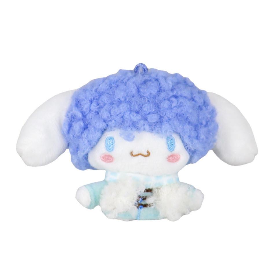 Cute Japanese Style Cartoon Plush Toy Keychain Soft Cinnamoroll Bag Accessory