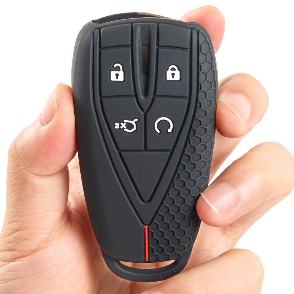 4 Button Smart Remote Key Fob Ring Chain Case Cover Holder Protect Silicone For Changan CS35 Plus CS75 Plus CS55 Plus 2019 2020