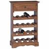 Wine Rack 55 x 23 x 85 cm Solid Mahogany Wood