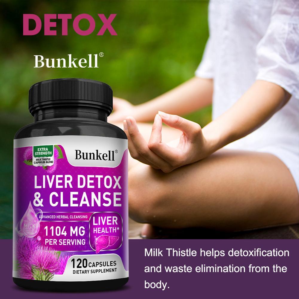 Liver Cleansing, Detoxifying, and Repairing Formula - 120 Capsules