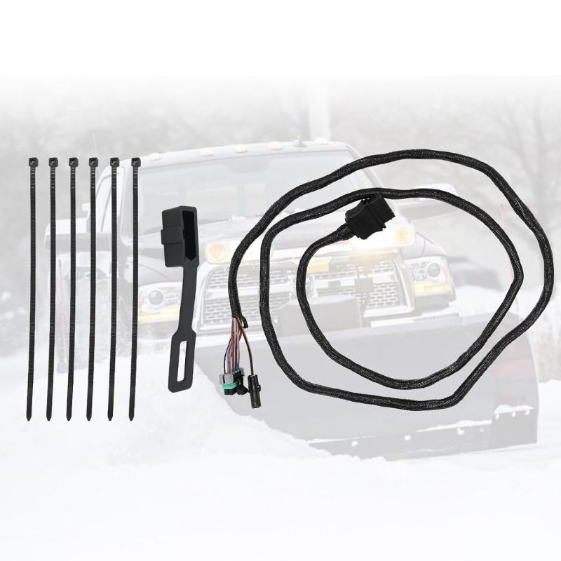 Vehicle Side 11 Pin Light Harness with Dust Cover For Western SnowEx Plows 26357 22413