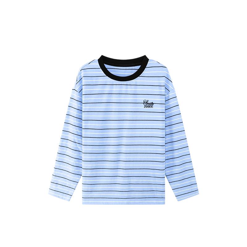 Boy's Striped Long-Sleeve T-Shirt
