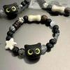Stylish Bracelet Lucky Cat Charm Bangle Adjustable String Wrist Chain Fashion