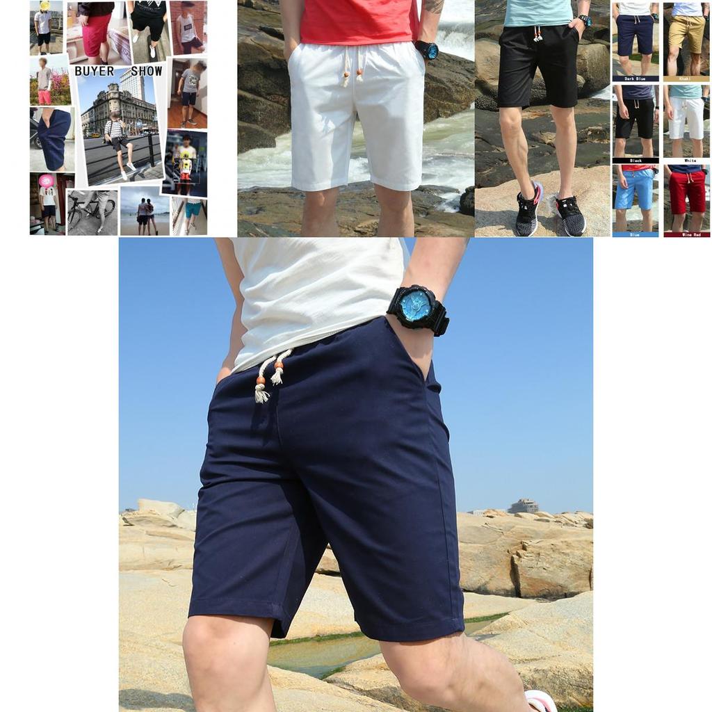 2018 Summer New Youth Mens Casual Japanese Midrise Microelastic Shorts With Comfortable Cotton Blend Fabric