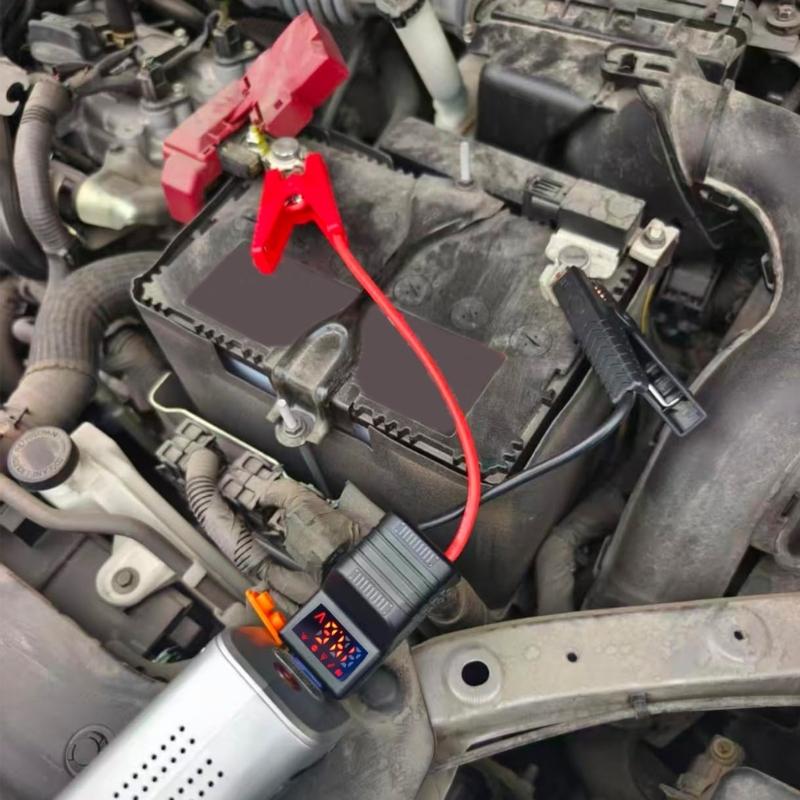 High Powered Peaks Emergency Jump Starters Clamps With Voltages Display Intelligents Safety Chip For Quick Car Jumps