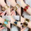 Geometric Links Women's Stretch Bracelet Stretch Fit Vintage Bangle Acrylic Bracelet  Daily Outfits