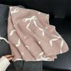 Thicken Winter Cashmere Scarves Coldproof Women Cashmere Shawl Fashion Bow Wool Scarf  Cold Weather