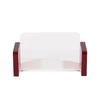 Creative Business Card Case Holder Desktop Office Modern Card Display Organizer Stand Stationery Storage Box