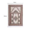 Muslim Mat Floor Carpet Thick Tassel Decor Rectangle Traditional Design Prayer Rug for Travel Temple Prayer Room Women Men
