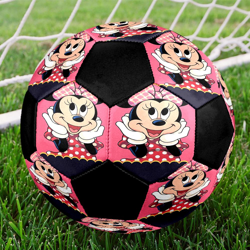 Minnie Theme Size 5 Soccer Ball, Suitable for Both Indoor and Outdoor Matches, a Gift Suitable for Everyone.