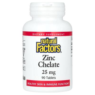 Zinc Chelate, 25 Mg, 90 Tablets