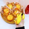 Cartoon Egg Tart Squeeze Decompression Toy Creative Kawaii Simulated Food Toys Cute Slow Rebound Stress Toys Children Gifts