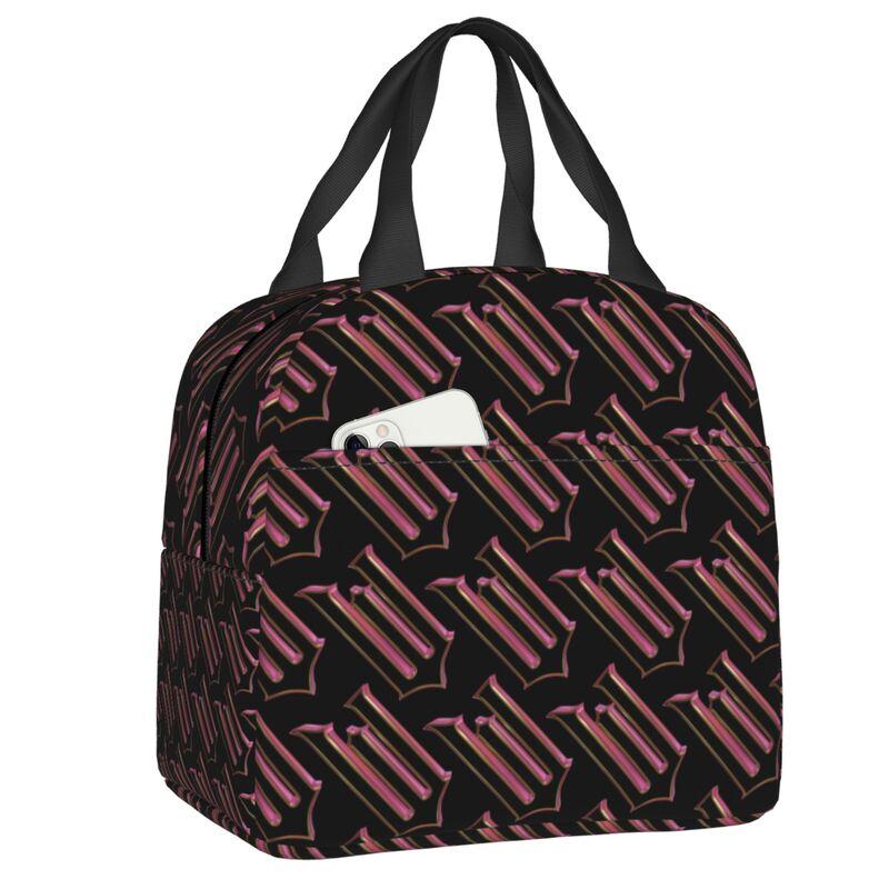 Custom W-Wickeds Hot New Thermal Insulated Lunch Bag Women Music Moive Portable Lunch Tote for Outdoor Picnic Storage Food Box