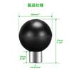 FANAUE 1" Ball Mount Has 1/4"-20 Thread and Is Compatible with Ram Mount Arms