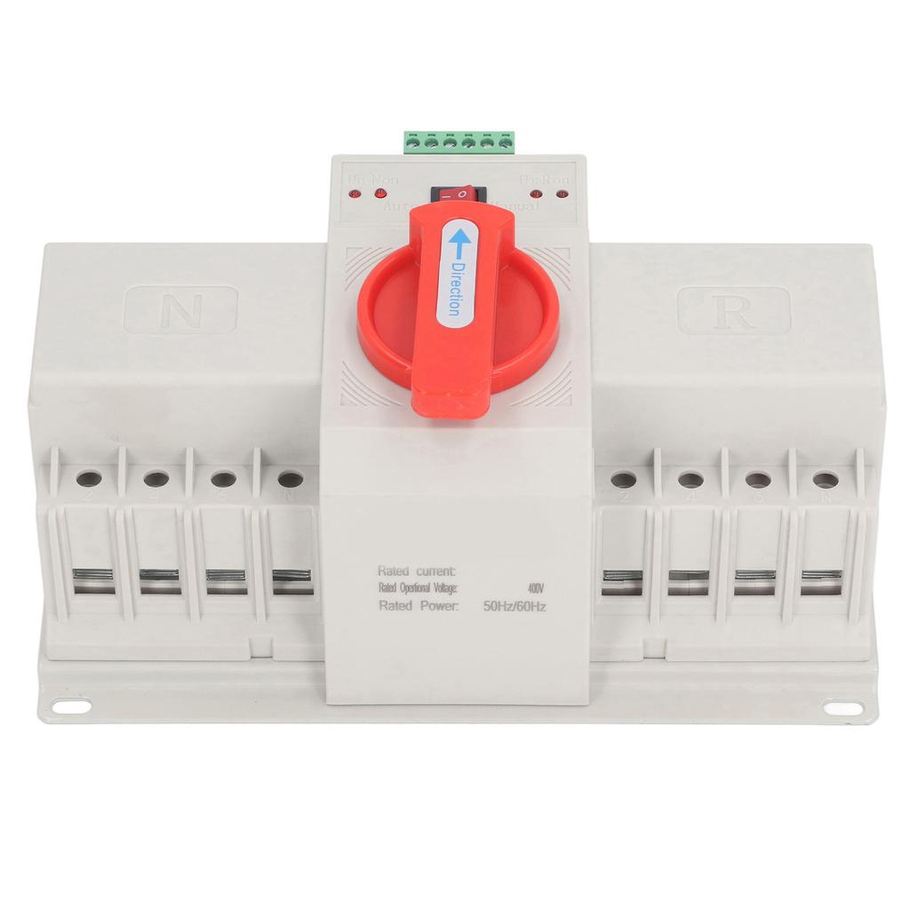 Dual Power Automatic Transfer Switch 400V 4P ATS CB Type Mini Changeover for Household PV