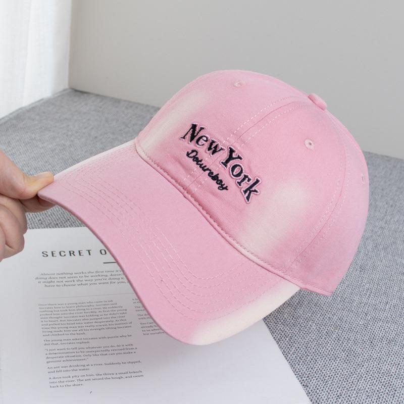 Spring And Summer American Retro Letter Embroidered Baseball Cap Female Street Trend Face Small Peaked Cap Male