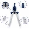 Lot de compas - AIMOONSA - 5 accessoires - Acier inoxydable - Porte‑mine 2 mm - Boîte incassable