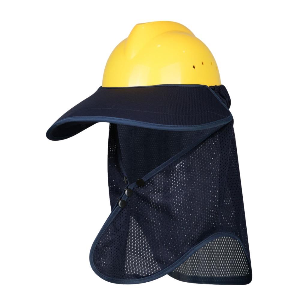 Mesh Hard Hat Sun Shield UV Protection Construction Cap Cover Safety Helmet Sunshade Summer