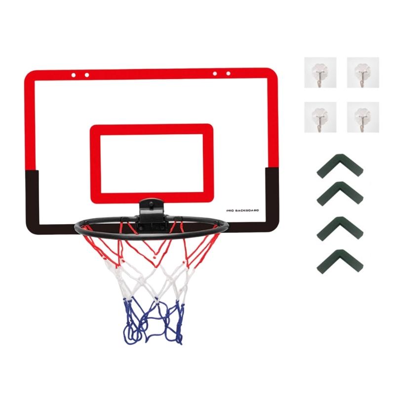 Home Exercise Basketball Hoop Wall Frame Stand Lifting Basket Hanging Backboard Portable Funny Small Basketball Hoop