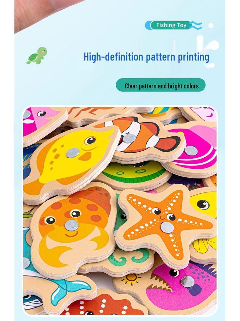 Magnetic Fishing Toy - Educational Gift for Toddlers Aged 1-3, Perfect for Boys and Girls