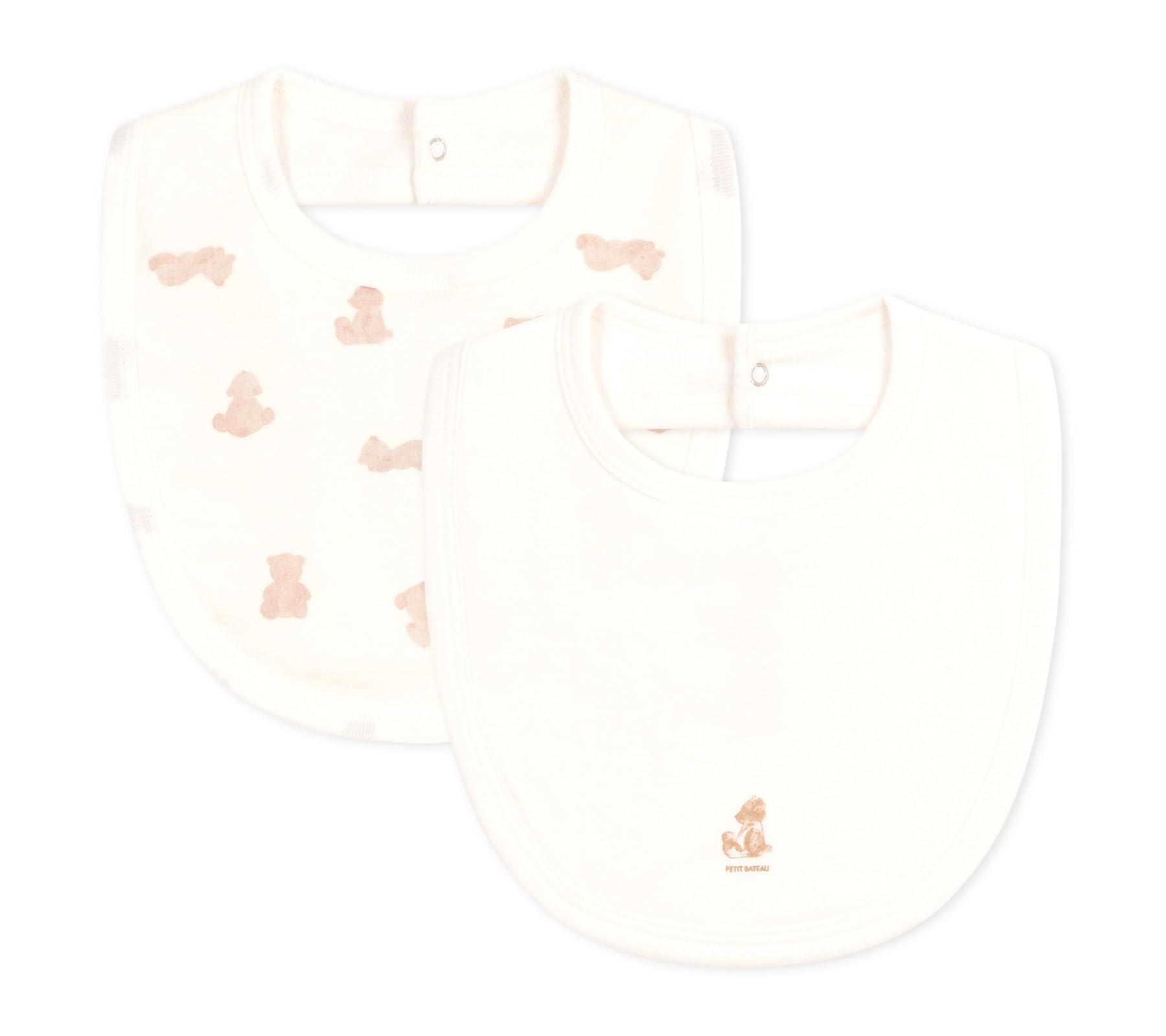 

Petit Bateau Circle Bib Set of Multicolor One Size 2, A0E18, 1,