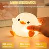 Soft Silicone Night Light - USB Rechargeable Touch Control 3-Level Dimmable Bedside Lamp for Nursery, Kids, Babies & Gift Decor