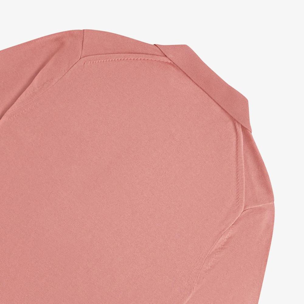 Fred Perry [Sharp] Short Sleeve Cotton Knit Shirt - Putty Pink Afpm2519725-X90