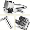 Handheld Stainless Steel Rotary Cheese Grater Kitchen Tool Garlic Carrot Cutter Slicer Shredder Grinder