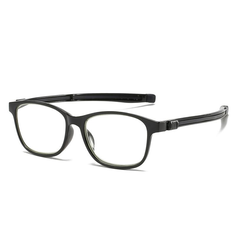 Neck Reading Glasses Female Magnetic Suction Convenient High Definition Anti-Blue Reading Glasses Male Telescopic Foot Reading Mirror +100