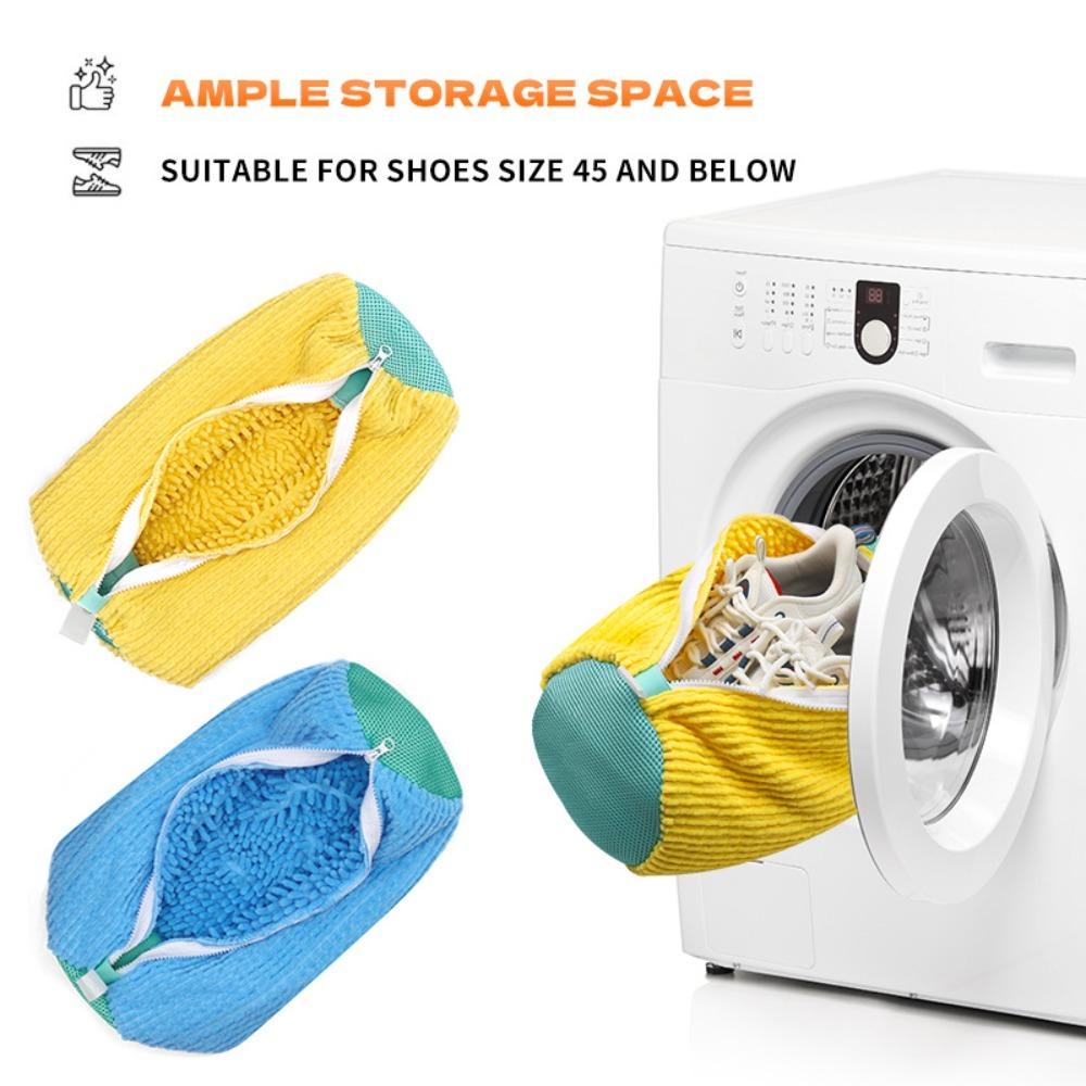 Dryer Shoe Bags Built-in Laundry Room Shoes Cleaning, Reusable Washing Machine Exquisite Clothing Super Large Durable Shoe Bags