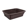 Rectangular Rattan Storage Basket Lightweight for Kitchen Counter, Pantry
