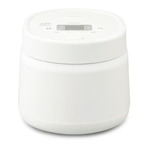 Iris Ohyama Rice for Easy Cleaning Units Cooks 50 Different Types of Eco White RC-MSA50-W Cooker, 5.5-cup Capacity, Microcomputer-Controlled,