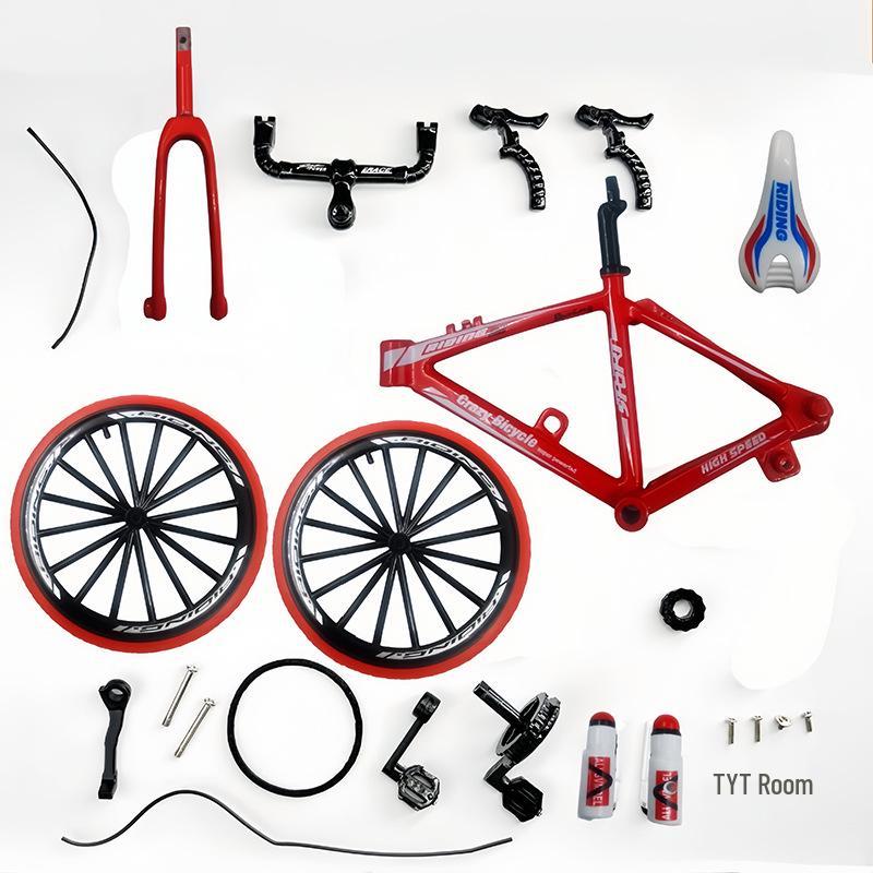 Alloy Off-Road Downhill Bicycle Toy Model – Mountain Bike Ornament & Creative Gift.