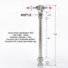 Robotic Arm Accessories Industrial Vacuum Small Head Suction Cups M12/M10 T-shaped External Spring Buffer Hardware Sucker Rod+