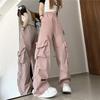 2026 Women's High-Waisted Retro Workwear Wide-Leg Pants - Loose, Floor-Length Design