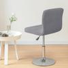 Jacquard Elastic Pub Low-Back Chair Cover Knitted Breathable Bar Stool Slipcover Modern Adjustable Patterned Stretch Stool Cover