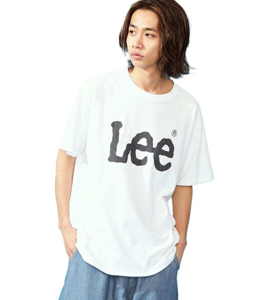 Lee Big Logo Weißes Herren-T-Shirt,