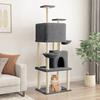 Exclusive House - Cat Tree with Sisal Scratching Posts Dark Grey 180 Cm