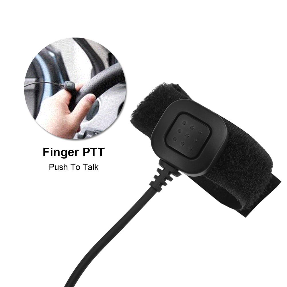 3,5 mm PTT Throat Mic Ohrhörer Anti-Strahlung Covert Air Acoustic Tube Headset für Handy