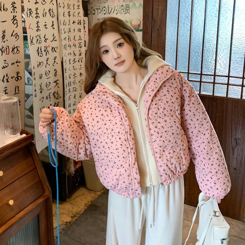 Autumn Winter Thicken Warm Parka Women Casual Sweety Solid Color Big Pocket Loose Jackets Outwear