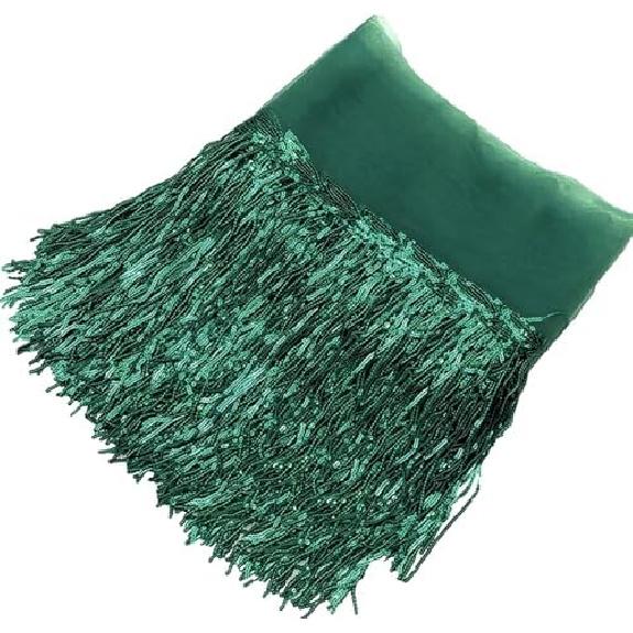 10 Yards Sparkly Sequined Tassel Ribbon Sequins Fringe Trim Spangle Paillette Lace Fabric for Sewing Curtain Pillow Home Decor Party Dress Stage