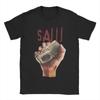 Vintage Saw Movie Soft T Shirt Unisex Cotton Short Sleeve Horror Scary O-neck Summer Tops